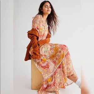 Free People Carmella Maxi Dress XS